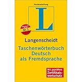  Langenscheidt Taschenwörterbuch Deutsch als Fremdsprache (Diccionario)