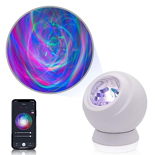 BlissLights Velarus - LED Aurora Projector, Northern Lights, WiFi App, for Bedroom Relaxation, Meditation, Home Theater, and Night Light Gift