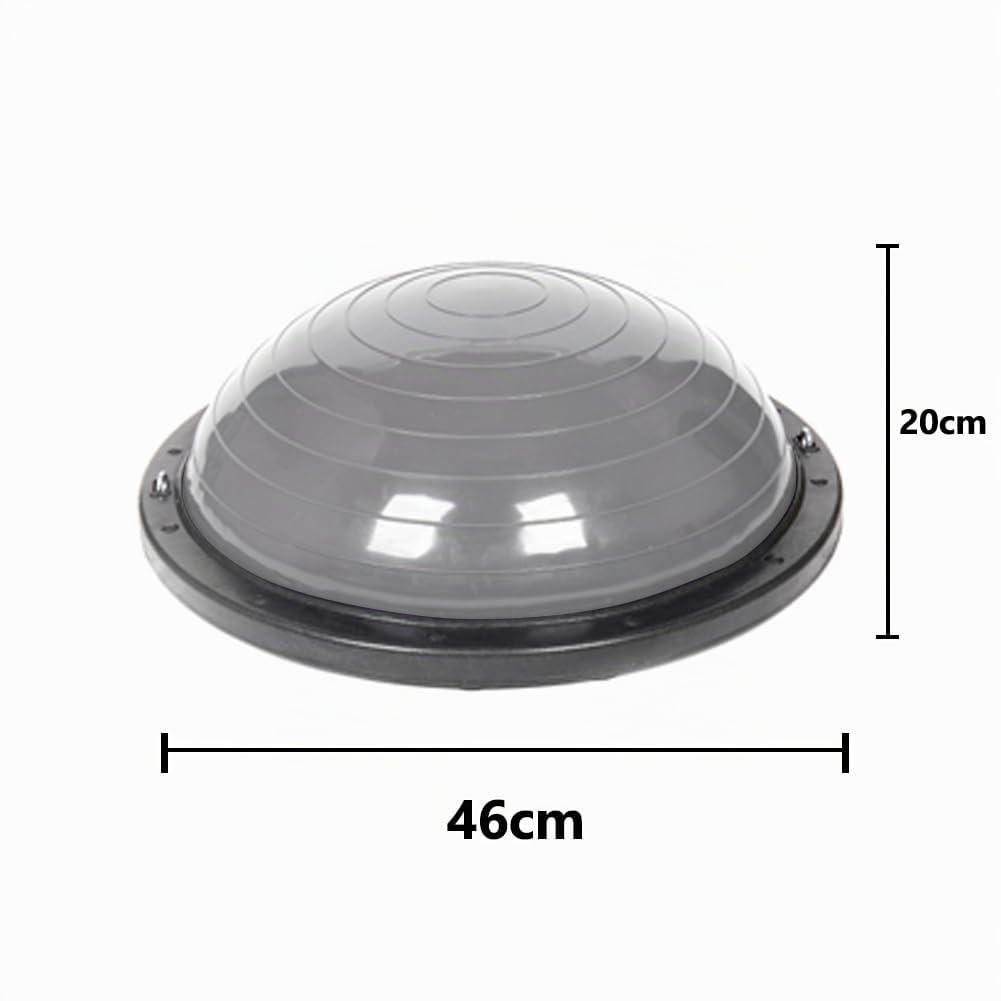 Balance Trainer Fitball Equilibrio Fitness Balón de Entrenamiento de Equilibrio 46cm con Banda Elásticas Stación de Equilibrio para Yoga Pilates Fitness