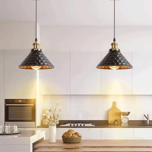 Source de lumière LED pour suspension en fer concave noire industrielle - 5