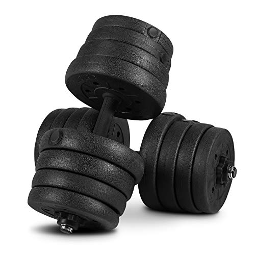 Adjustable Dumbbell Set, 66 LB/30KG Weight Dumbbell Set Fitness Weight Lifting Dumbbells Weight Lifting Barbell Plates Set for Adults Home Fitness Equipment Gym Workout