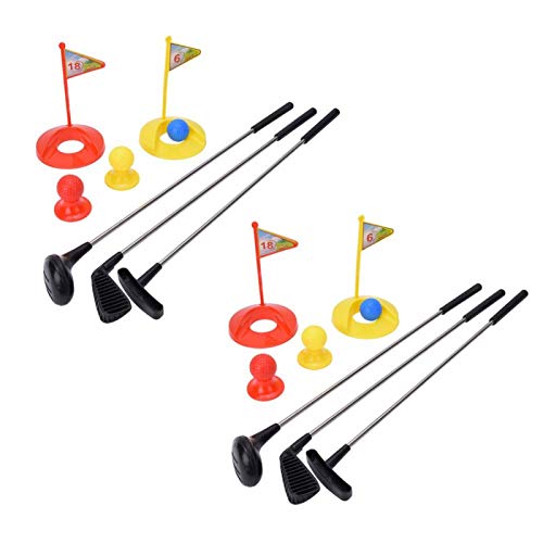 Conjunto de golfe, Conjunto de brinquedos de golfe para ambiente interno, incluindo 6 bolas de golfe