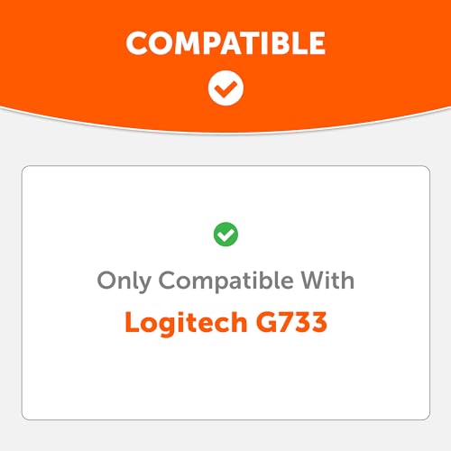 Oreillettes de Gaming Gel Logitech G733 Confort Télétravail