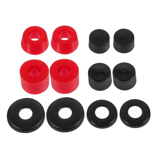 KOMBIUDA 1set Skateboard Shockproof Pads Portable Pu Bridge Gaskets for Easy Installation Lightweight and for Skateboarding Enthusiasts Design