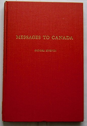 Messages to Canada B000SSJLNG Book Cover