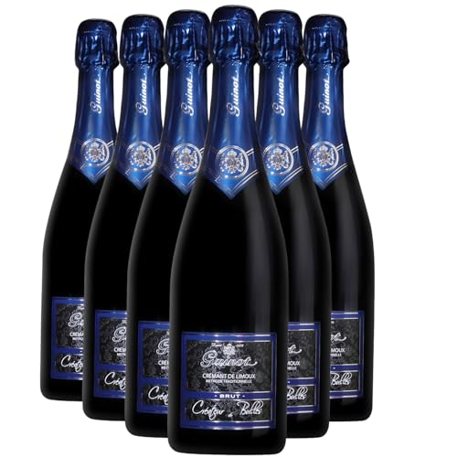 Crémant de Limoux Crémant Guinot Brut blanco - Maison Guinot - DOP - Languedoc Rosellón - Francia - Variedades de uva Chardonnay,Chenin,Mauzac - 6x75cl
