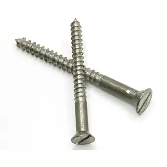 Milap Shaved Head Wood Screw, 8MM x 25MM, 200 Pieces, Pack of 500