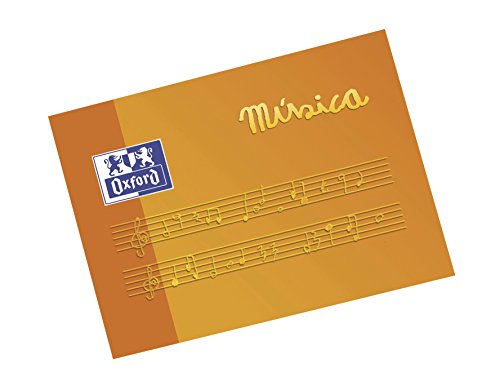 Cahiers de musique agrafés A5 Oxford 100104854 pour élèves et musiciens en lot de 20