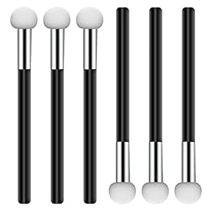 6 Pcs Foundation Sponge Powder Brus...