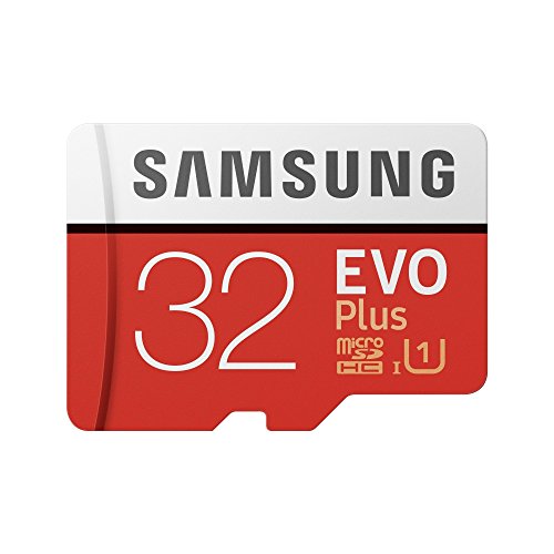 Samsung EVO Plus Micro SDHC 32GB bis zu 95MB/s, Class 10 U1 Speicherkarte (inkl. SD Adapter) [Amazon Frustfreie Verpackung]