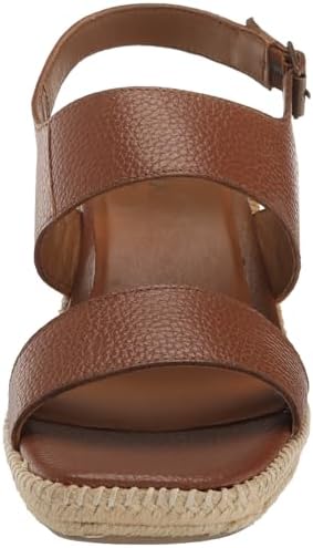SoftWalk Women's Hartley Wedge Sandal, Brown, 7.5 Narrow | Image 1