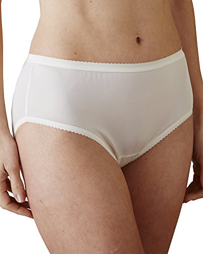 Shadowline Women's Panties-Nylon Hipster (3 Pack), White, 7