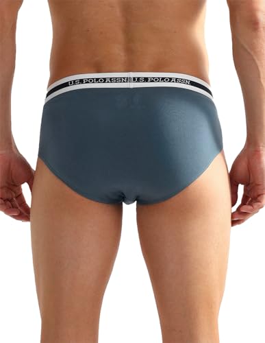 Image of U.S. Polo ASSN. Mens OEB02 Elasticized Waist Underwear Briefs - Pack of 2