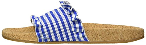 LFL by Lust for Life Sandália feminina Ll-Alexa Slide, Xadrez azul, 11