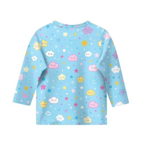 Teen Girl Shirts Crew Neck 3/4 Length Sleeve Tops Summer Floral Print Outfits Half Sleeve Y2K 5-16 Years Clothes2