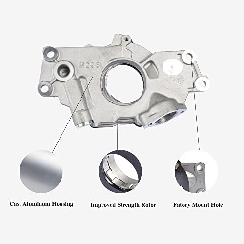 Uasio Oil Pump M295 Engine 12586665, Oil Pump Ls1 Ls2 Ls6 5.7L 5.3L 6.0L Camaro Corvette Ls For Chevy Gm Internal, Standard Volume, Gm Ls-Series #TOP1