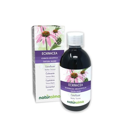 Sonnenhut (Echinacea angustifolia) Wurzeln Alkoholfreier Urtinktur Naturalma - Flüssig-Extrakt Tropfen 500 ml - Nahrungsergänzungsmittel - Veganer