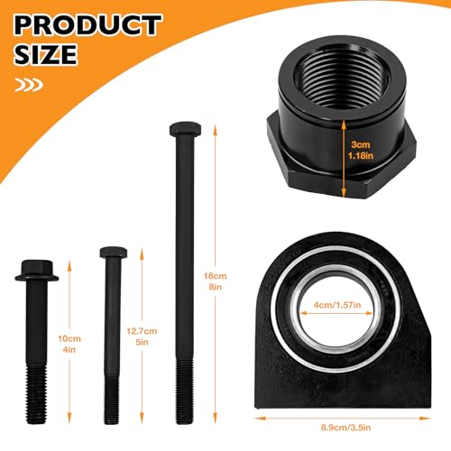 Front Track Bar & Sector Shaft Brace Kit by HQPASFY - Image 5