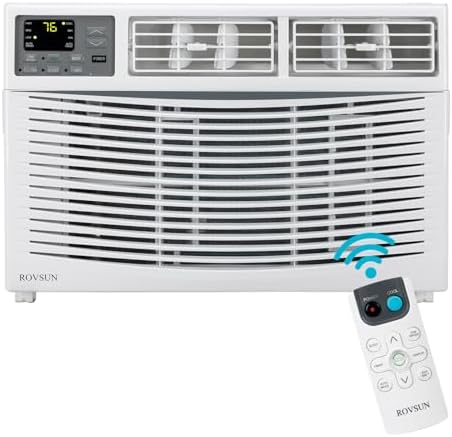 ROVSUN 8000 BTU Air Conditioner Window Unit, 3-in-1 Window AC Uni...