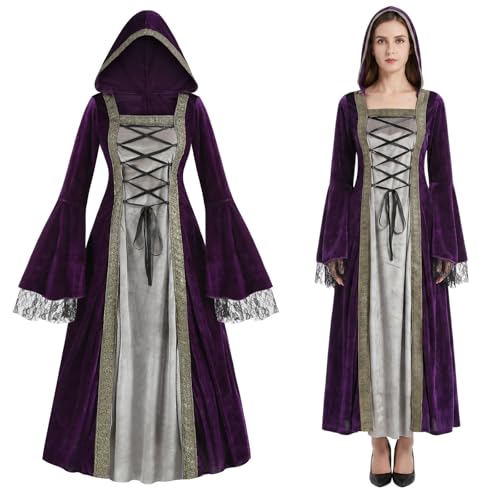 Robe vintage en velours victorien haut de gamme pour cosplay