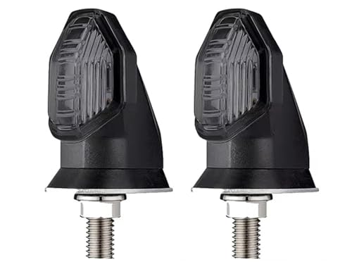 Feux arrière de moto ambre 12V clignotant universel 8mm anti-panne de nuit
