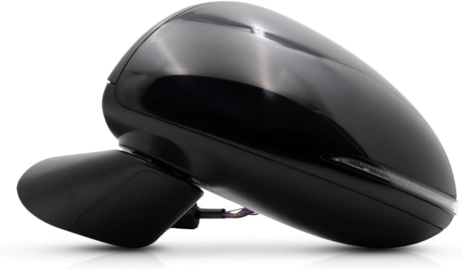 For Hyundai Sonata 2020 2021 2022 Door Mirror Driver Side | Power Glass | Heated | Textured Base | With Signal Light | With Blind Spot Detection | Replacement For HY1320274 | 191275823262, 87610L0010