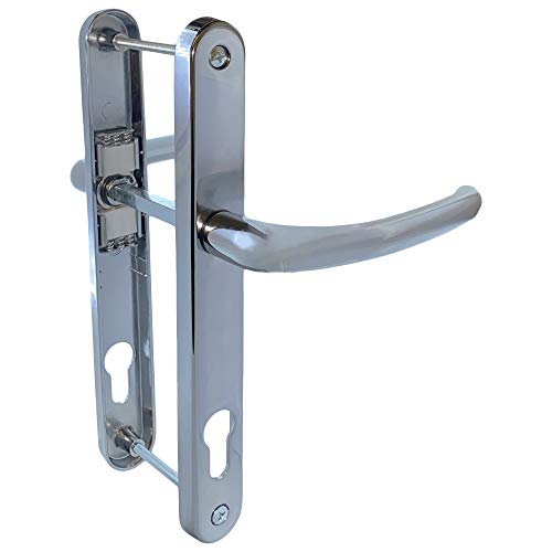 Fab Fix Balmoral Hardex Chrome UPVC Lever Door Handles 92pz 210mm Screw...