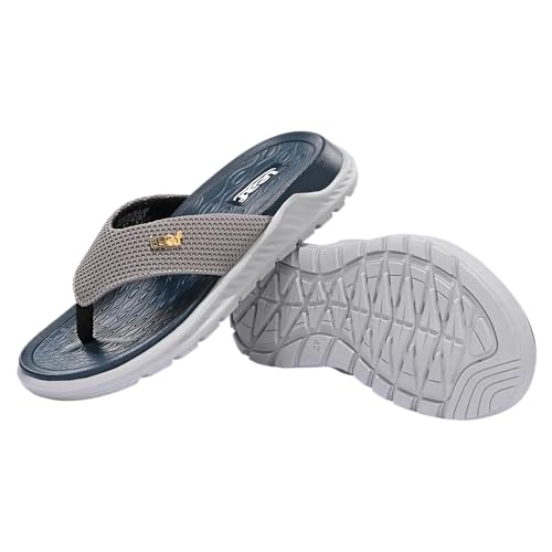 Image of leaf Heel Pain & Swelling Relief Slippers for Men & Women - Unisex Grey Cushioned Comfort Slippers with Arch Support - Pain-Relieving Footwear for Swollen Feet & Heel Pain