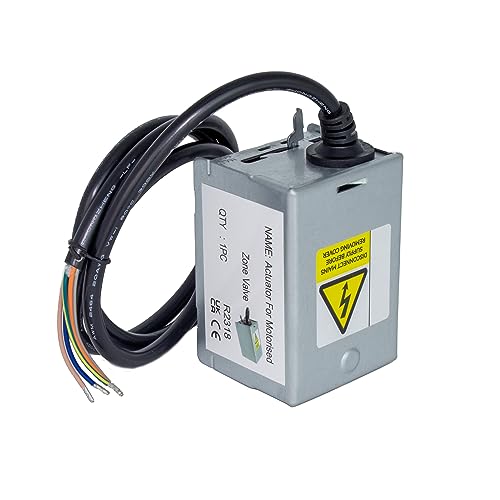 Kudos-Trading - 2 Port motorised Zone Valve Head 22mm Closed 230v Replacement for The Honeywell V4043H Compatible with underfloor Heating & Central Heating Systems