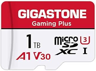 GIGASTONE 1TB Micro SD Card, Gaming Plus, Up to 150/120 MB/s, MicroSDXC Memory Card for Nintendo-Switch, SteamDeck, 4K UHD Video, UHS-I A1 V30 U3 C10 with Adapter