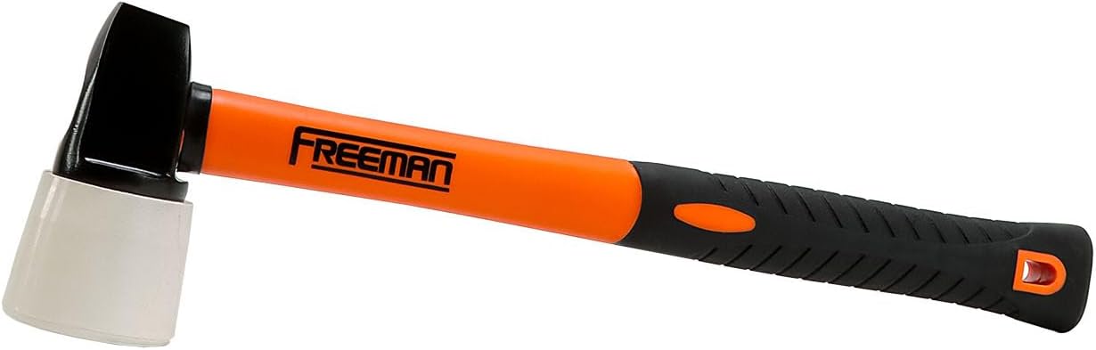 Freeman RPDX50M Replacement No Mar Fiberglass Flooring Mallet with Rubber Head and Padded Grip