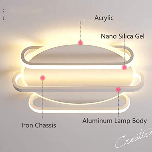 Plafonnier LED dimmable contre la fatigue visuelle, lampe télécommandée 20 pouces - 7