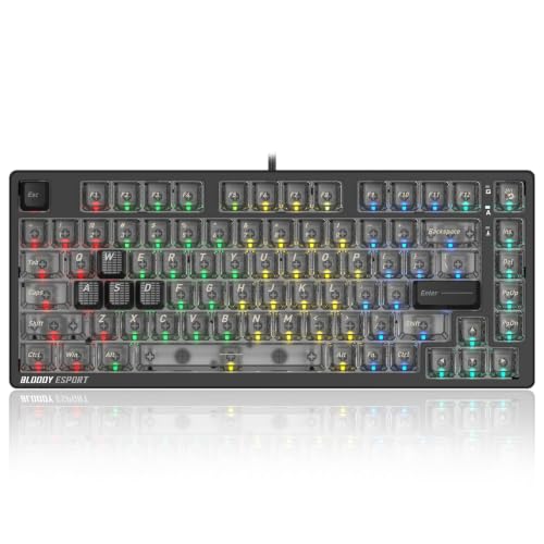 Clavier de jeu magnétique Bloody MS76 pour optimiser votre espace de divertissement RVB