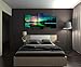 S01927 5 Pieces Wall Art Aurora scenery Painting on Canvas Stretched and Framed Canvas Paintings Ready to Hang for Home Decorations Wall Decor