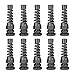 Tool parts 10pcs PG9 Cable Gland Joint Adjustable Locknut With Strain Relief for 4-8mm Dia