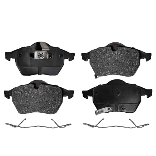 Image of Detroit Axle - Front Brake Pads for Saturn L100 L200 L300 LS LS1 LS2 LW1 LW2 LW200 LW300 Ceramic Brake Pads w /Hardware Replacement