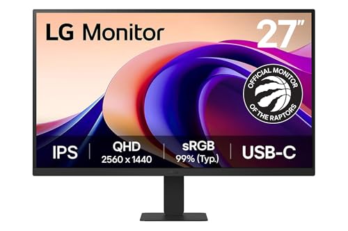 LG 27U631A-B 27-Inch QHD (2560x1440) IPS Monitor, 100Hz Refresh