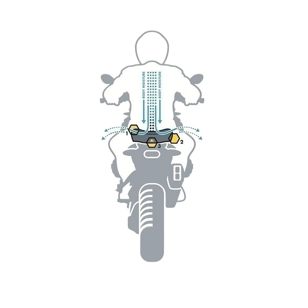 Coprisella per moto sportiva Per XT600E a nido d'ape Mesh Fodera per cuscino Raffreddamento Coprisedile Xt600e Moto Protezione Cuscino