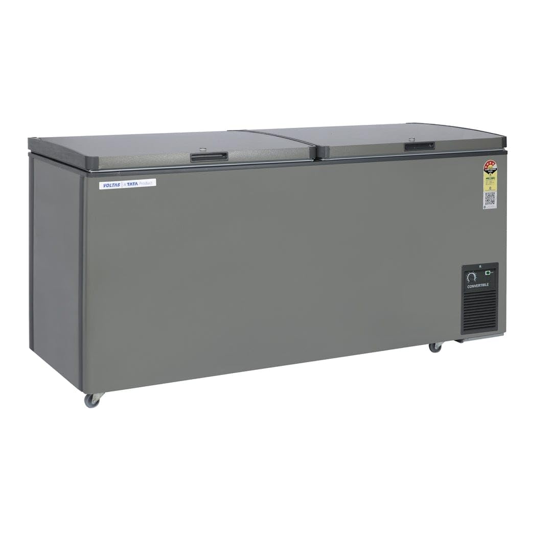 Voltas CVF501DA5-W-GW 501L Convertible 5 Star Deep Freezer | Dual