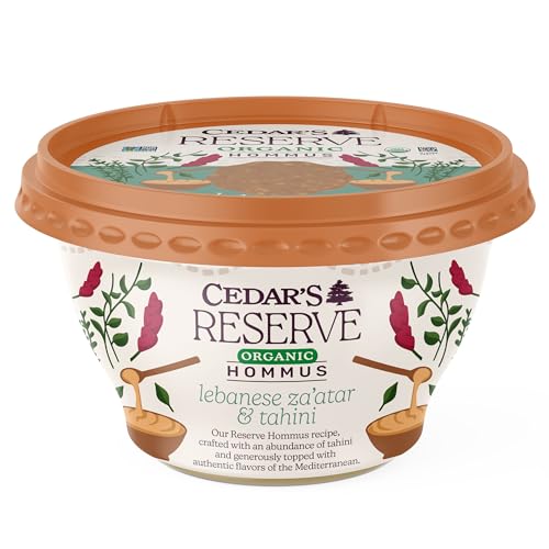 Cedars Mediterranean Food Organic Cedar'S Reserve Zaatar Hommus, 10 Oz