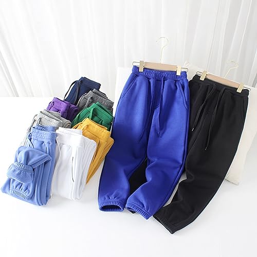 Girls Boys Sweatpants Fleece Athletic Workout Pants Toddler Baggy Joggers for Sports Outdoor with Pocket Pants for Girls2