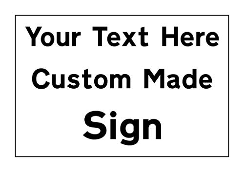 Neo Graphix 1 CUSTOM MADE 3mm thick RIGID SIGN 200mm x 150mm (A5 Approx.)