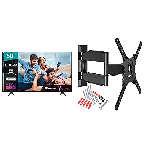 Televisores Hisense Hisense UHD TV 2020 50AE7000F Smart TV Resolución 4K con Alexa integrada, Precision Colour + Ergosolid Soporte TV de Pared...