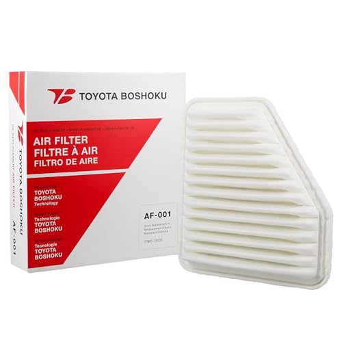 Toyota Boshoku (TB) Engine Air Filter, Engineered as Direct Replacement of 17801-31120 Fits 2009-2012 Toyota RAV4 2.5L GAS; 2005-2012 Avalon 3.5L GAS; 2007-2012 Lexus ES350 3.5L GAS