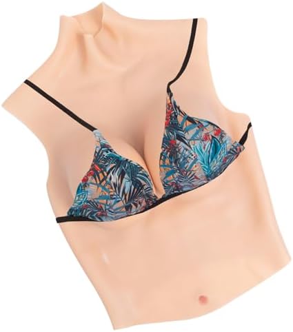 Silicone breast Half Body Silicone Breastplate Fake Breasts C-H Cup for Drag Queen Transgender Crossdressers