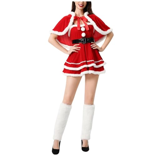 Costume de Noël femme 4 pièces pour offrir un réveillon magique