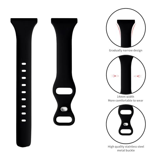 Pack de 5 correas de silicona 22mm para Garmin miniatura 2