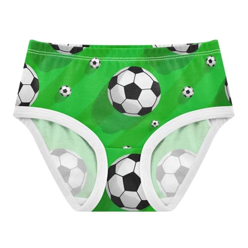 Classic Black White Soccer Green Cute Panties Girl Girls Underwear Toddlers Cotton Florals Briefs Kids Undies 2t