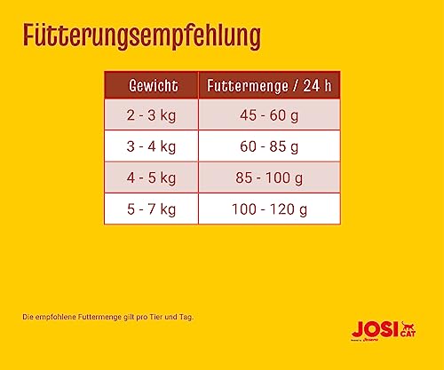 JosiCat Tasty Beef (1 x 10 kg) | Adult | Premium Trockenfutter für Katzen | mit herzhaftem Rind - sehr gut verträgliche Rezeptur | Powered by JOSERA | Katzenfutter | Alleinfuttermittel | 1er Pack