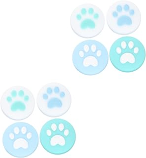 UKCOCO 8 Peças Interruptores Inteligentes Tampas Do Controlador Do Botão De Pressão Aperto Do Polegar Capa Macia Do Joystick Botão De Aderência Do Joystick Capa Do Botão Do Joystick